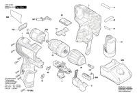 Bosch 3 601 JJ9 000 Gsb 12V-35 Cordless Impact Drill 12 V / Eu Spare Parts